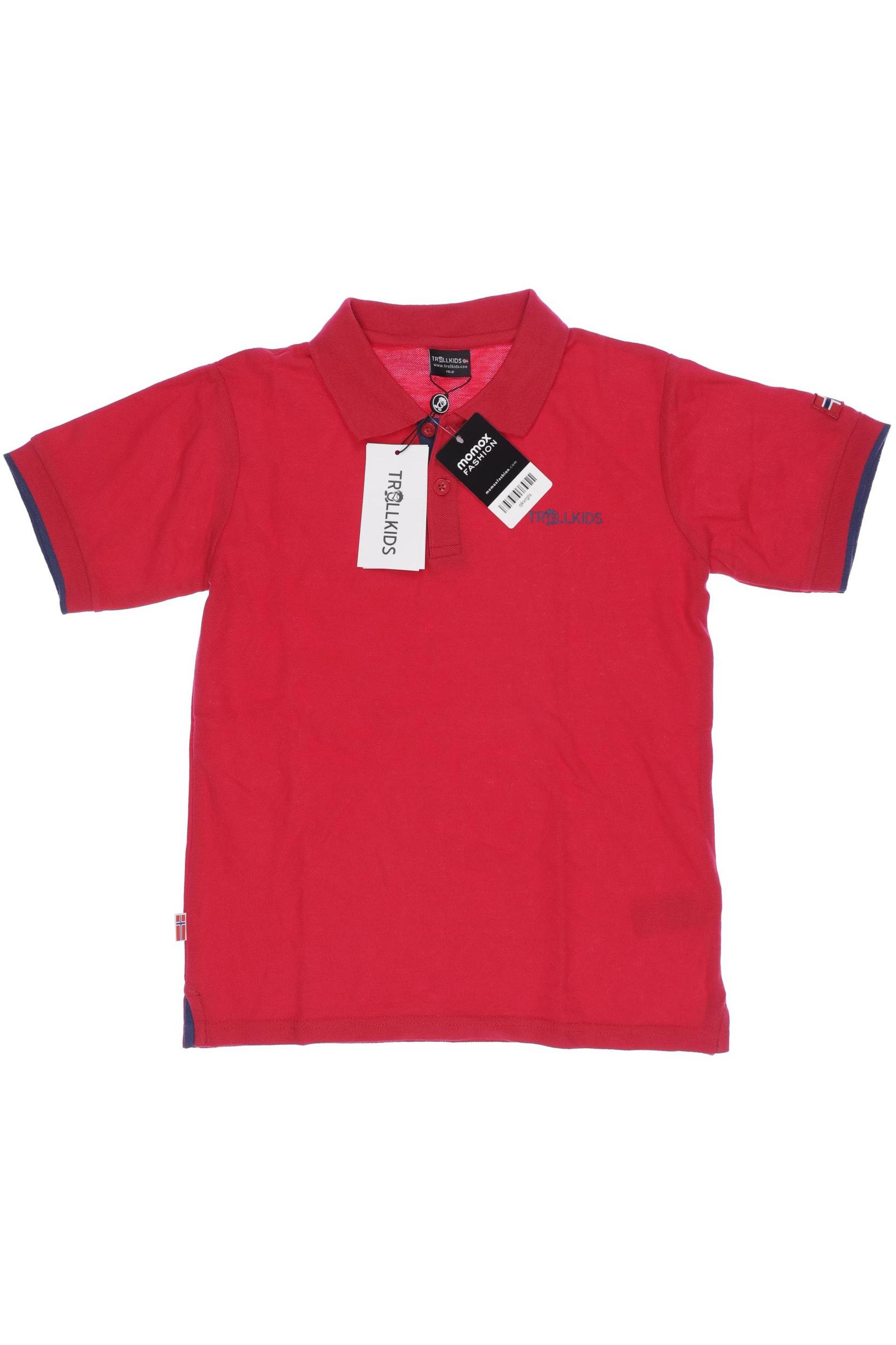 

Trollkids Herren Poloshirt, rot, Gr. 152