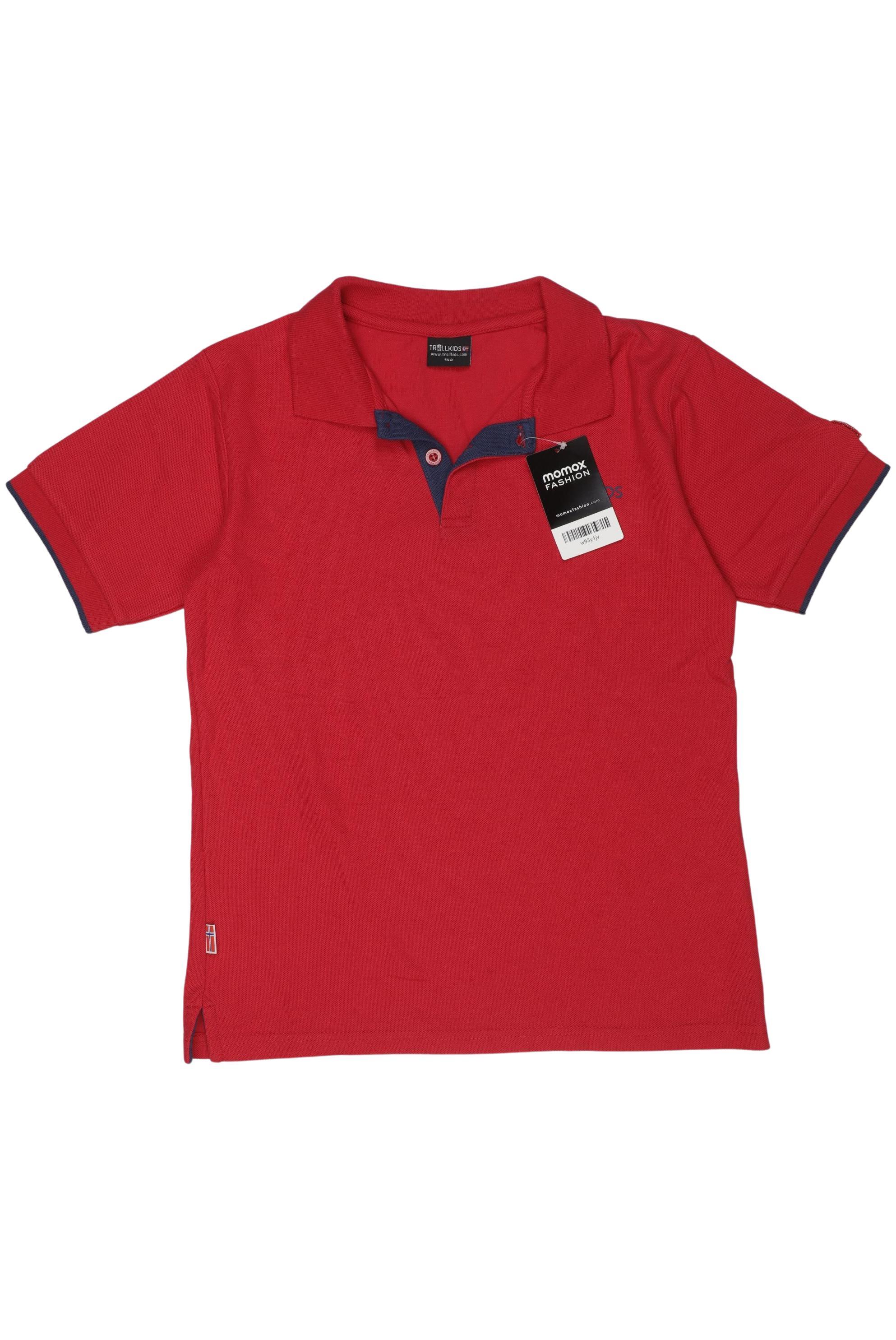 

Trollkids Jungen Poloshirt, rot, Gr. 152