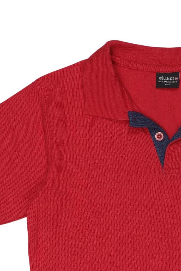 Thumbnail - Trollkids Jungen Poloshirt, rot, Gr. 152