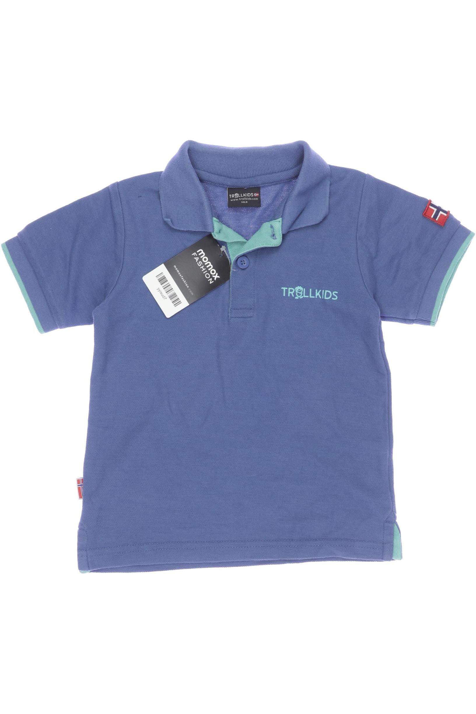 

Trollkids Herren Poloshirt, blau, Gr. 104