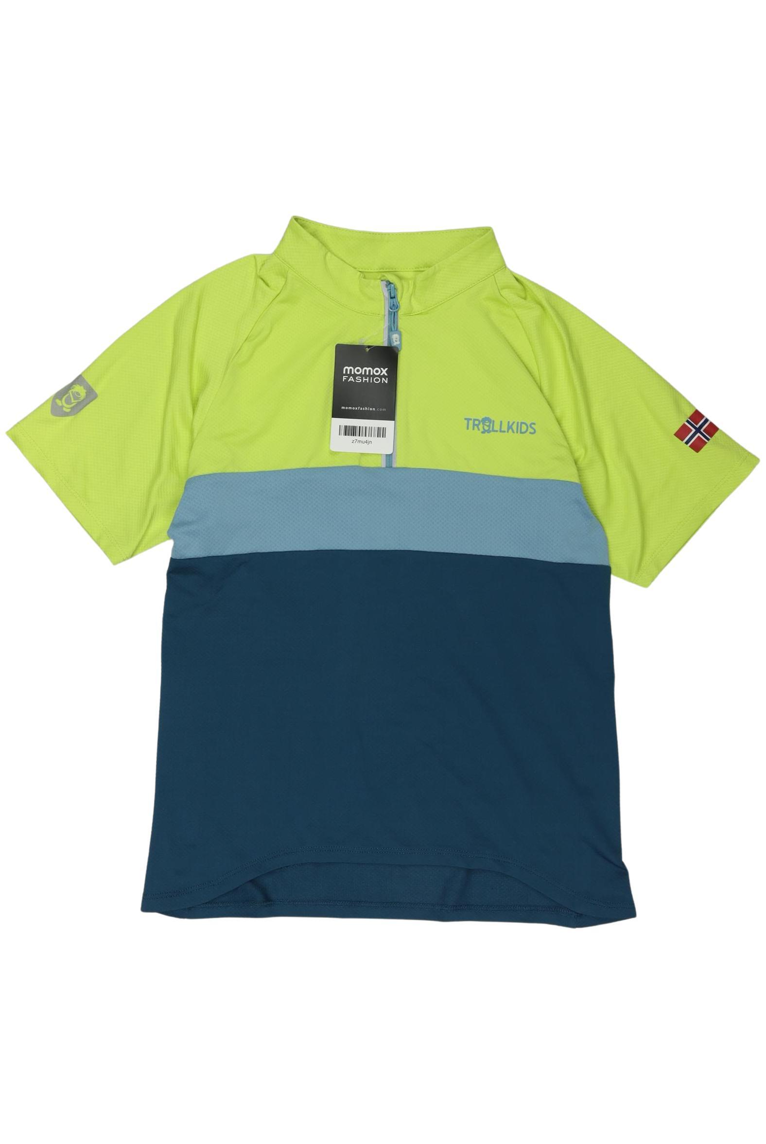 

Trollkids Jungen Poloshirt, neon, Gr. 140