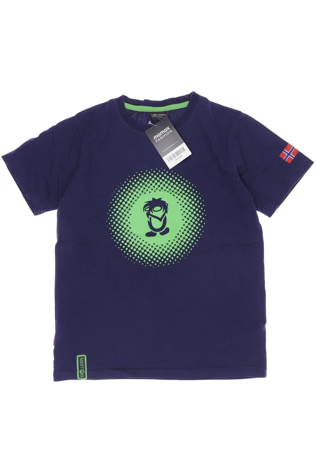 

Trollkids Jungen T-Shirt, marineblau