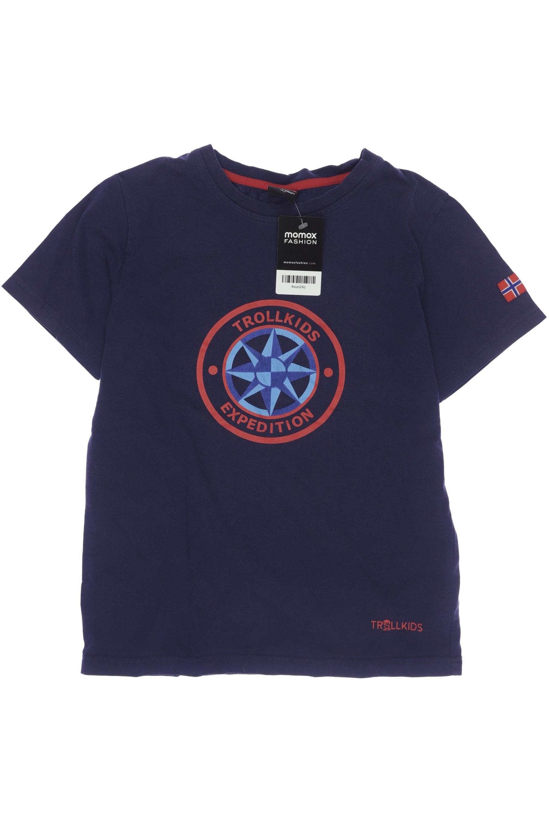 

Trollkids Herren T-Shirt, marineblau, Gr. 152