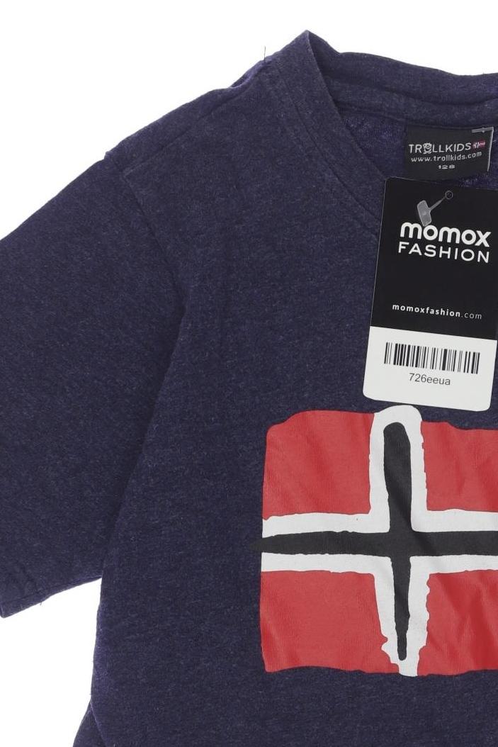 Thumbnail - Trollkids Jungen T-Shirt, marineblau, Gr. 128