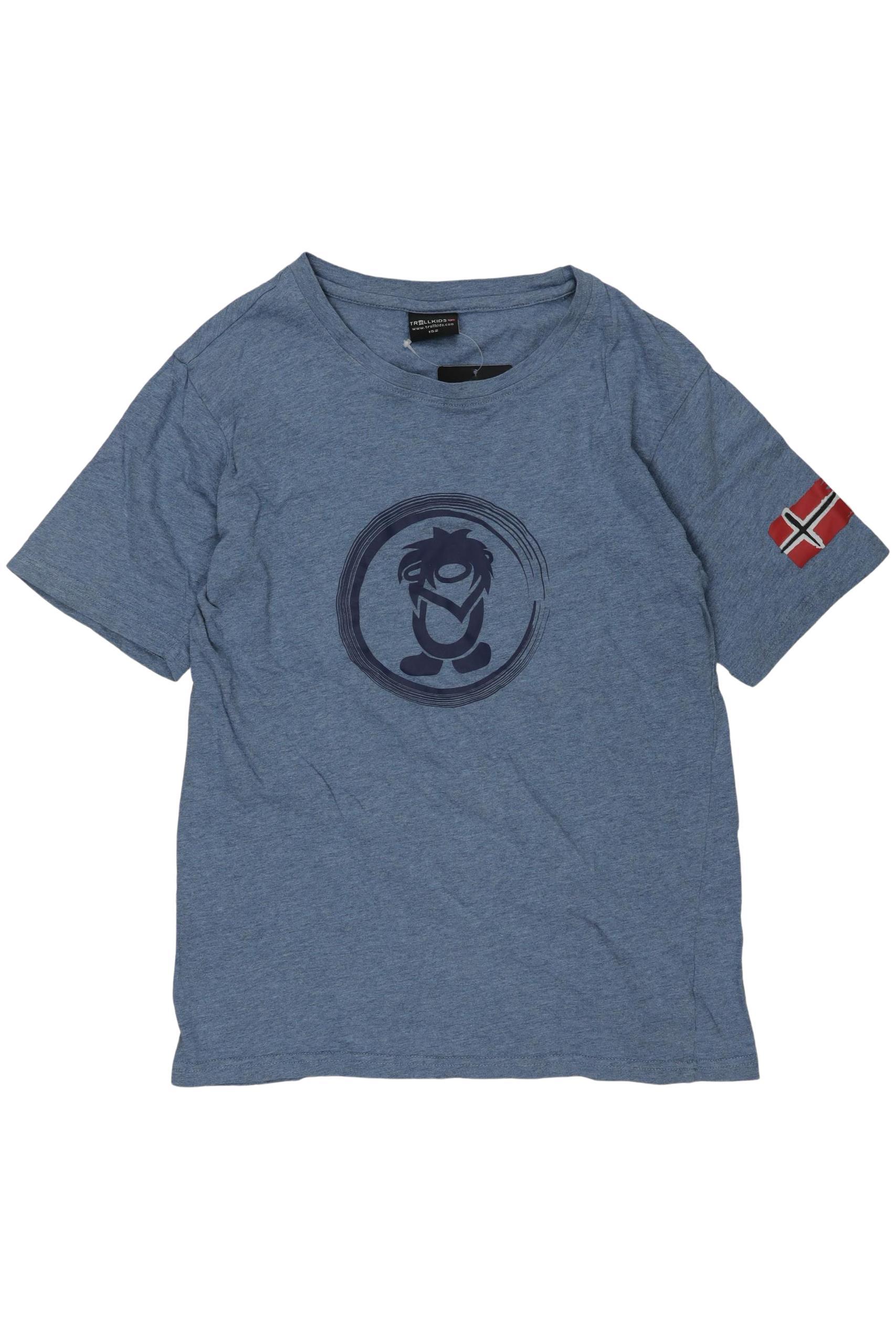 

Trollkids Jungen T-Shirt, blau, Gr. 152