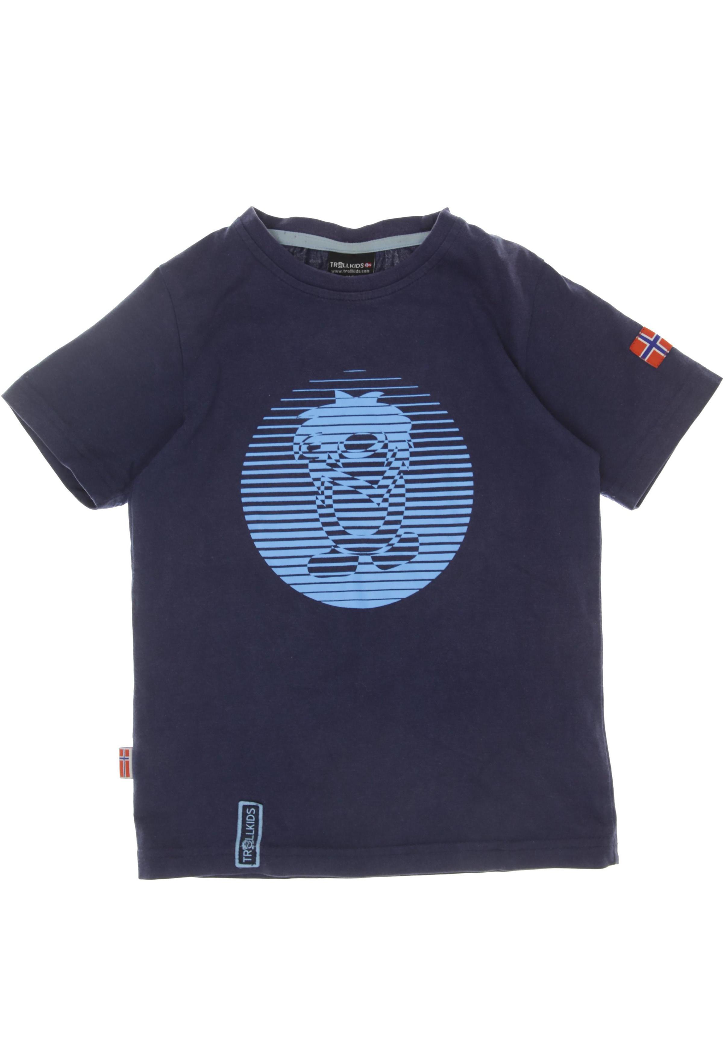 

Trollkids Jungen T-Shirt, blau, Gr. 116