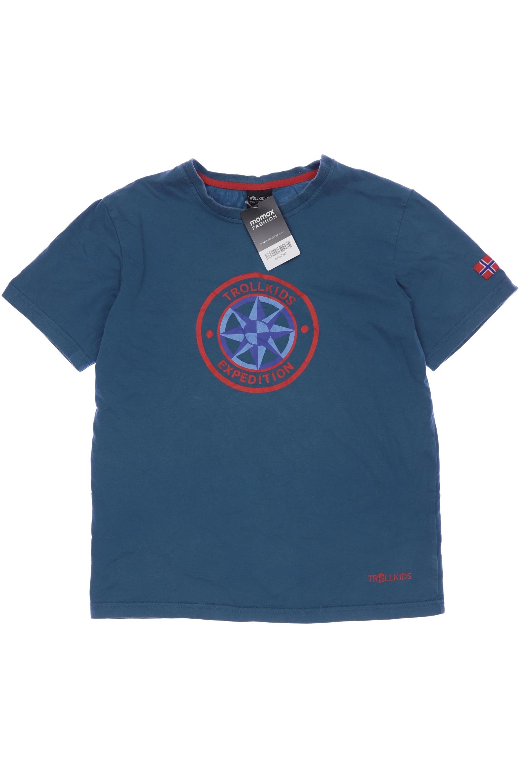 

Trollkids Herren T-Shirt, blau, Gr. 164