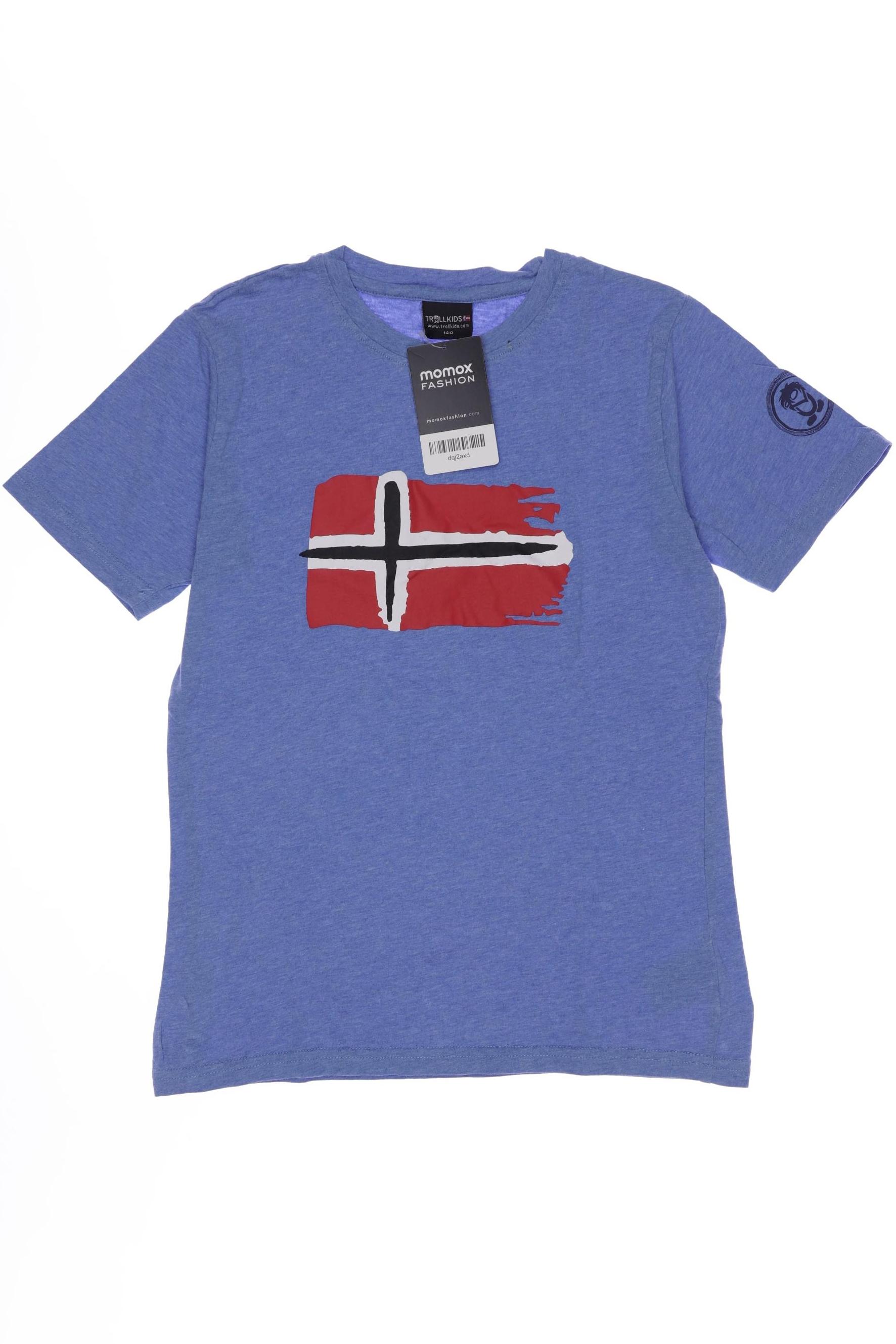 

Trollkids Herren T-Shirt, blau, Gr. 140