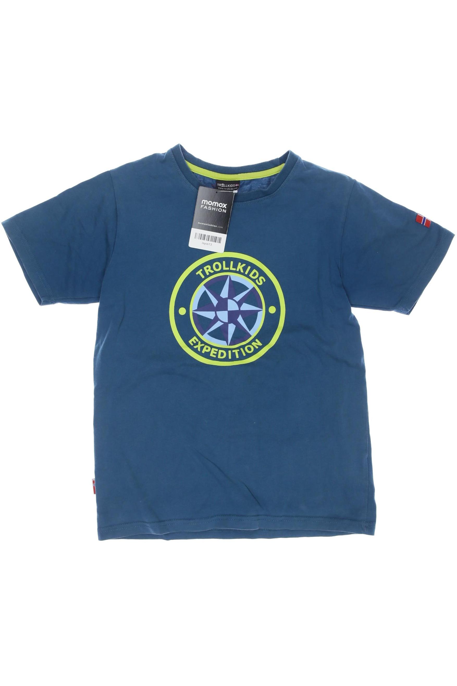 

Trollkids Herren T-Shirt, blau, Gr. 140