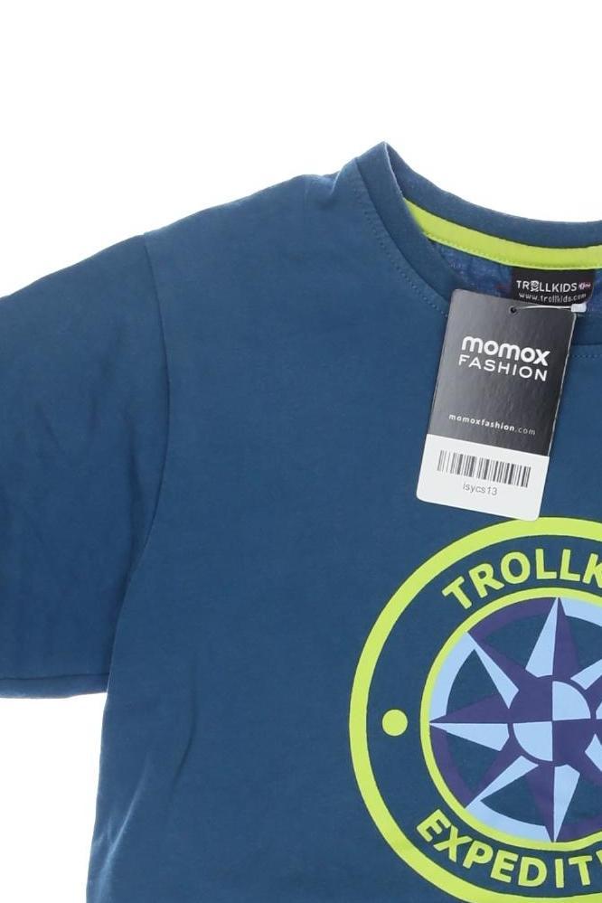 Thumbnail - Trollkids Herren T-Shirt, blau, Gr. 140