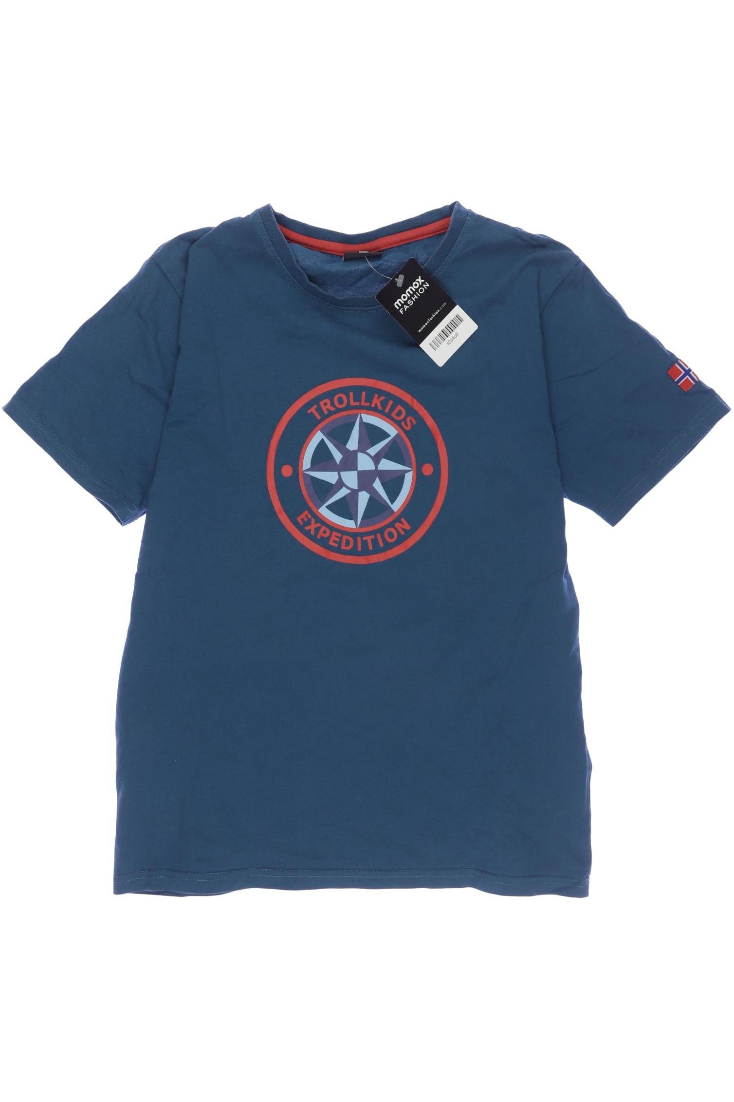 

Trollkids Herren T-Shirt, blau, Gr. 164