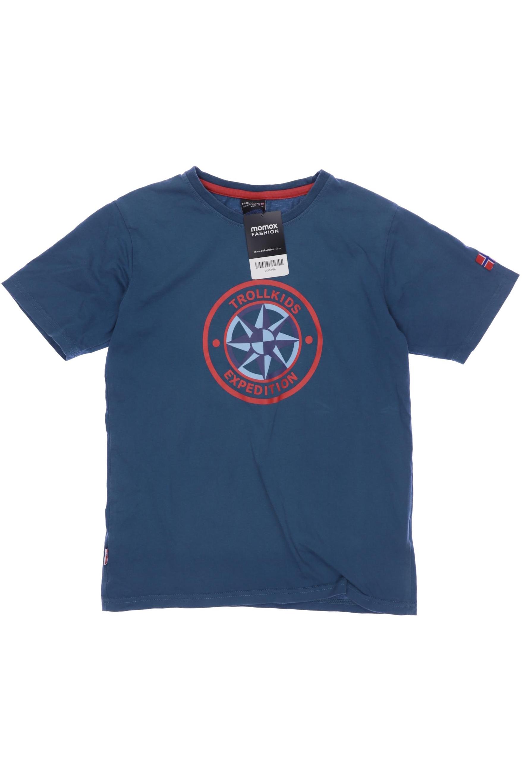 

Trollkids Herren T-Shirt, türkis, Gr. 152