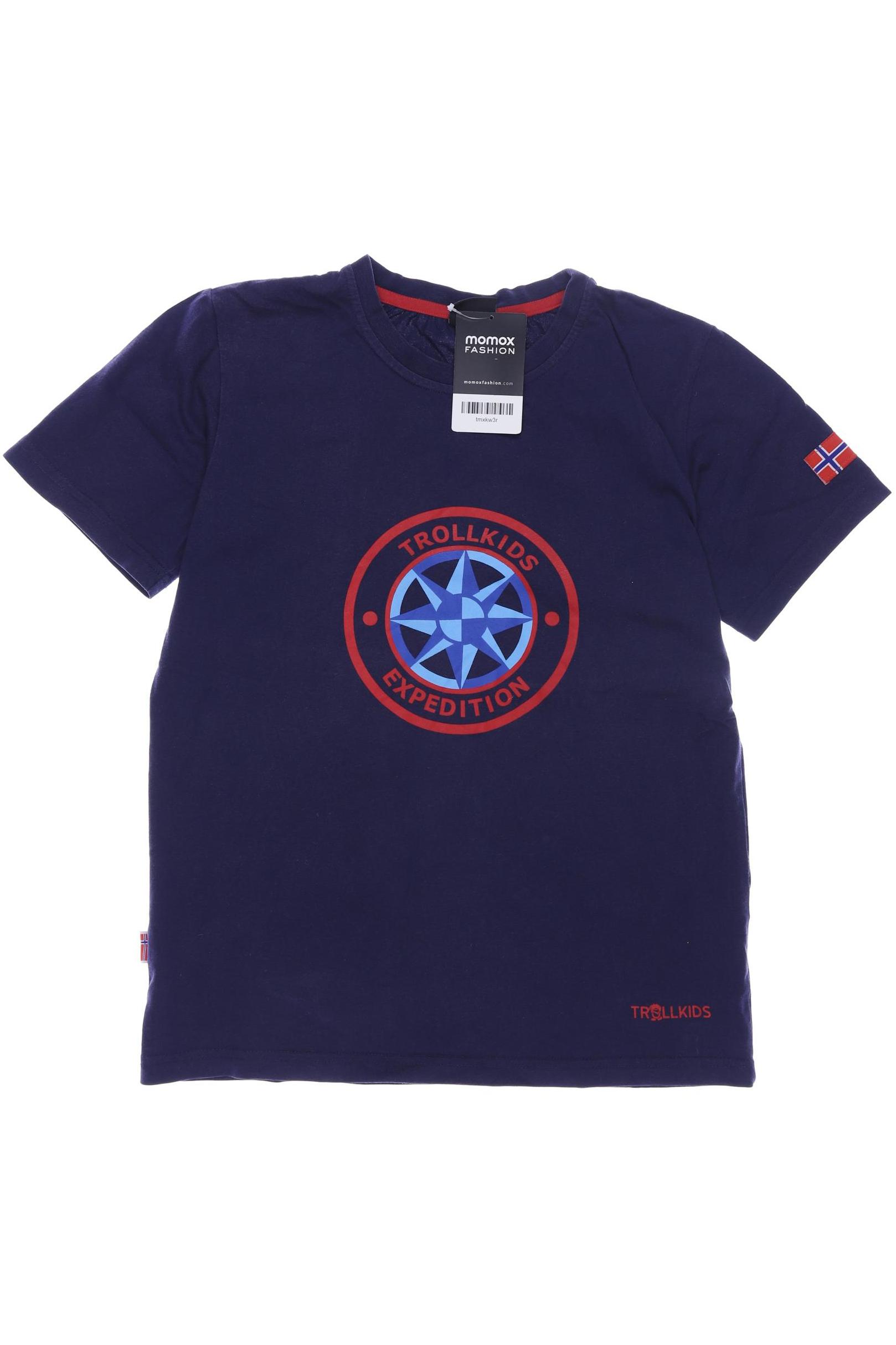 

Trollkids Jungen T-Shirt, marineblau