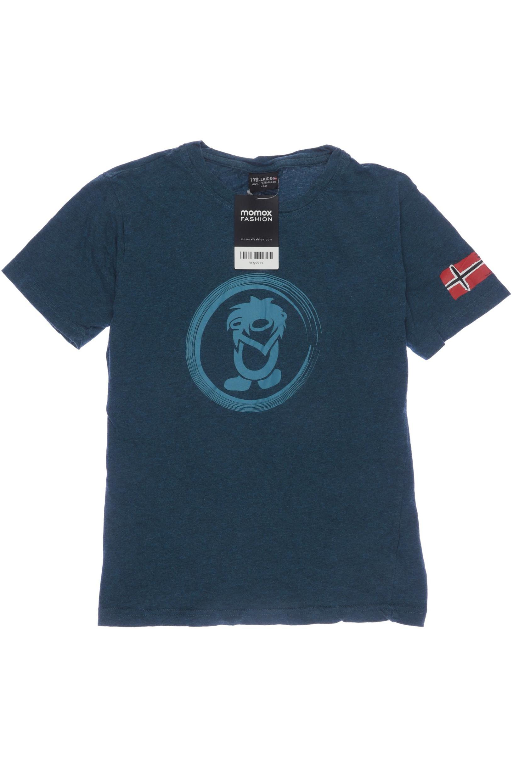 

Trollkids Herren T-Shirt, türkis, Gr. 152