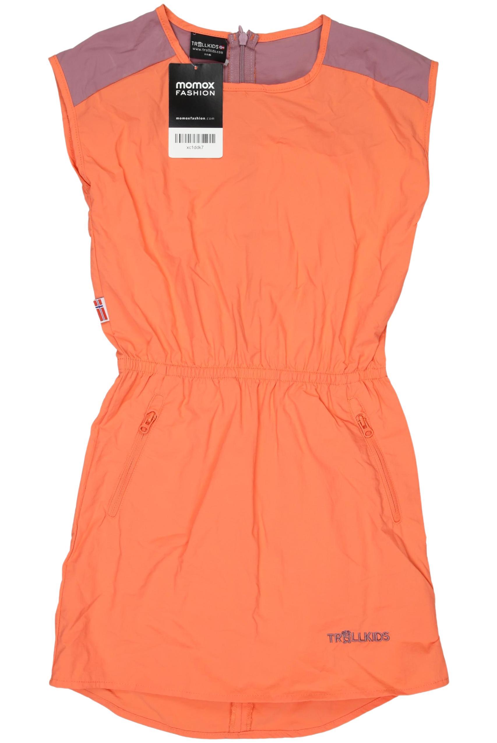 

Trollkids Mädchen Kleid, orange, Gr. 116