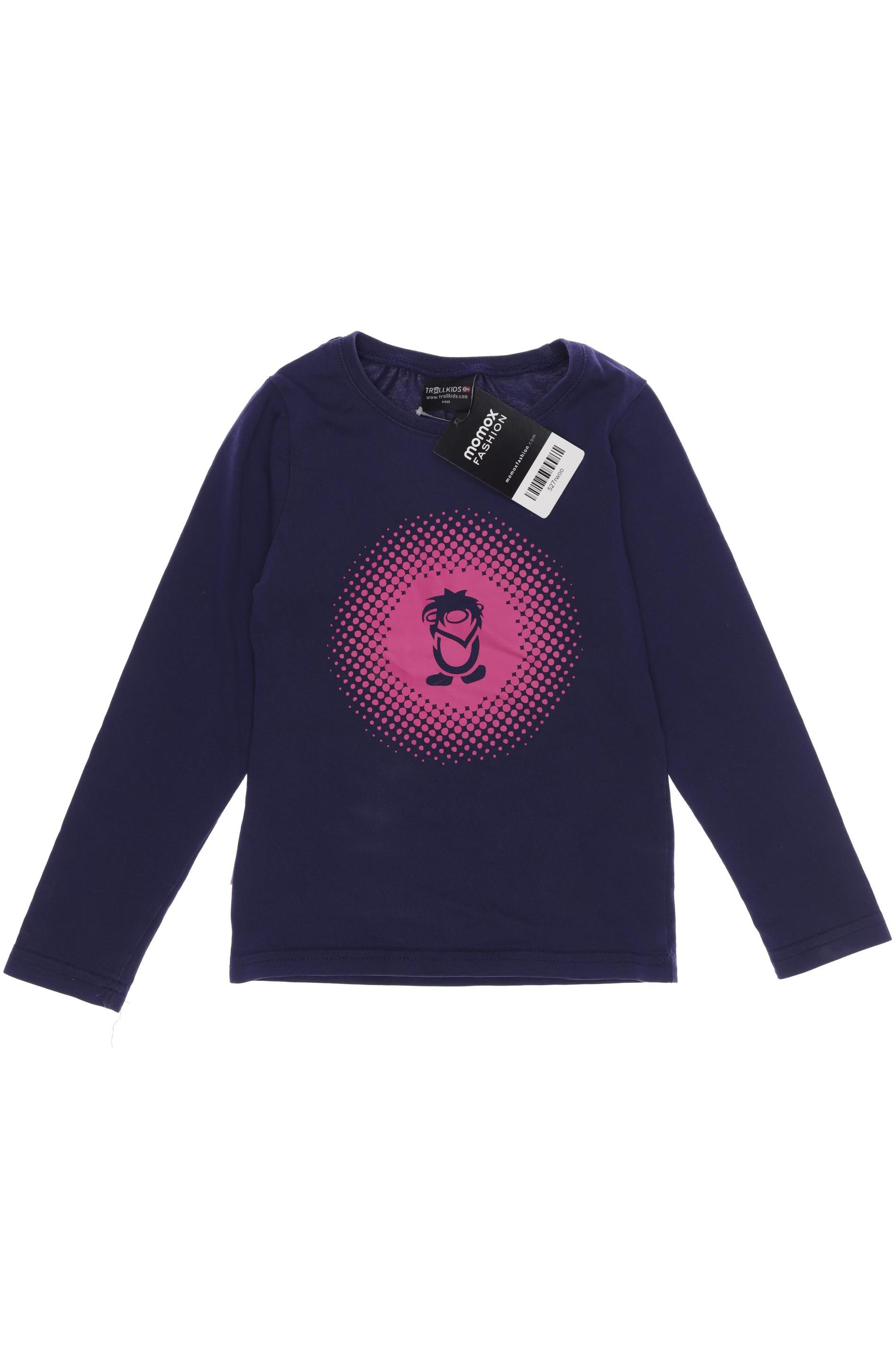 

Trollkids Mädchen Langarmshirt, marineblau