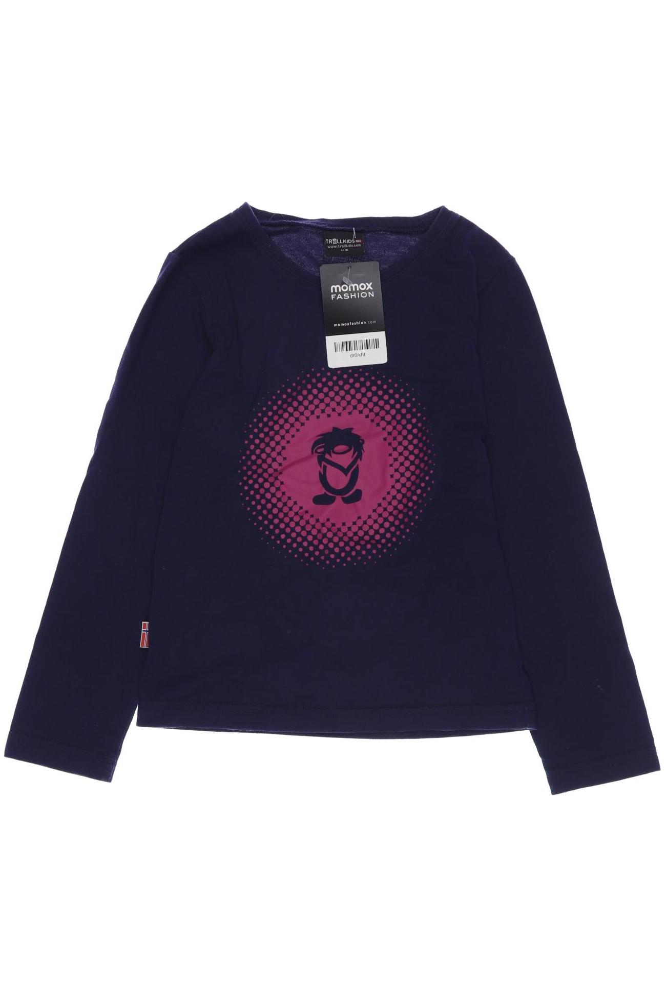

Trollkids Mädchen Langarmshirt, marineblau