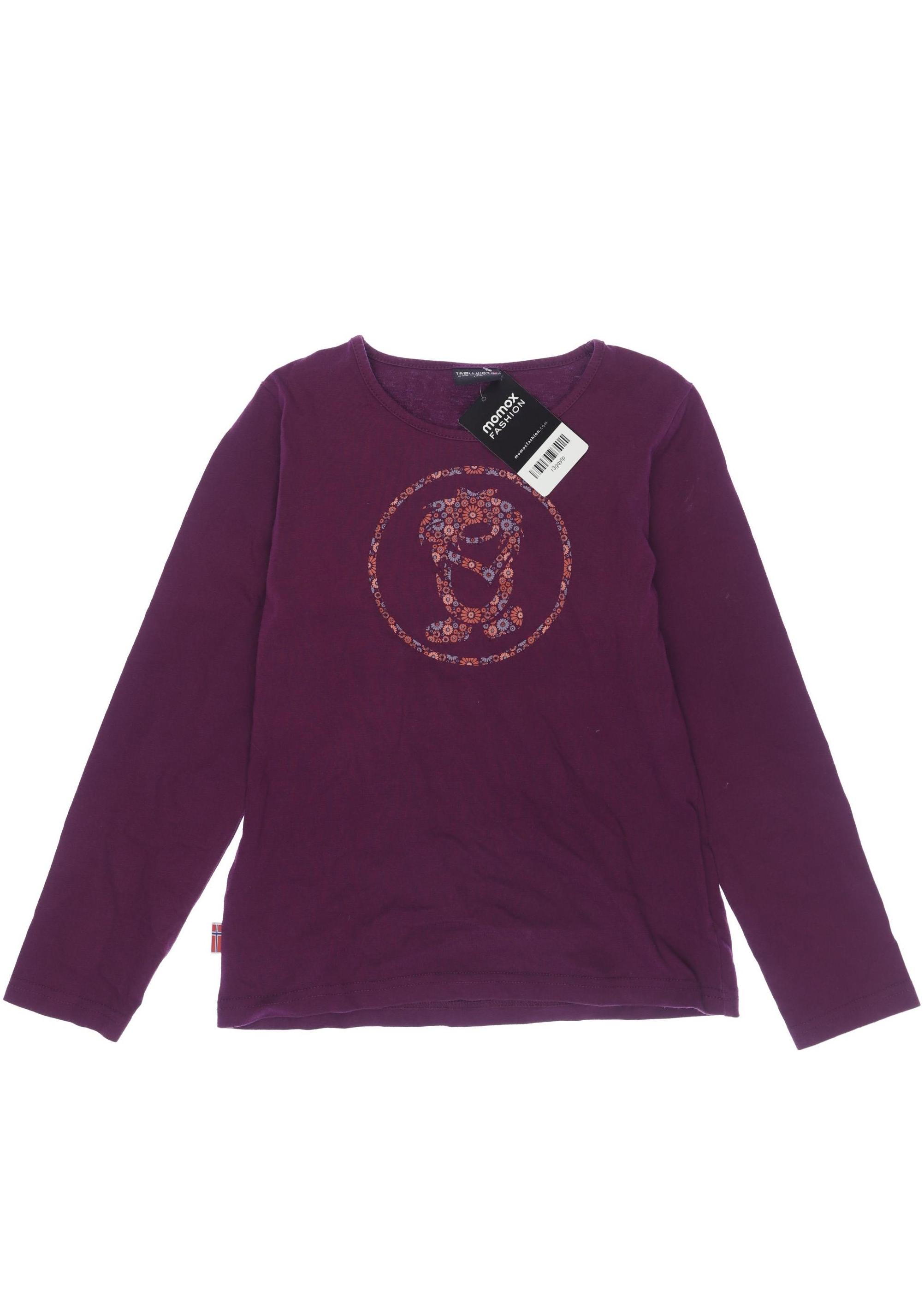 

Trollkids Damen Langarmshirt, bordeaux, Gr. 140