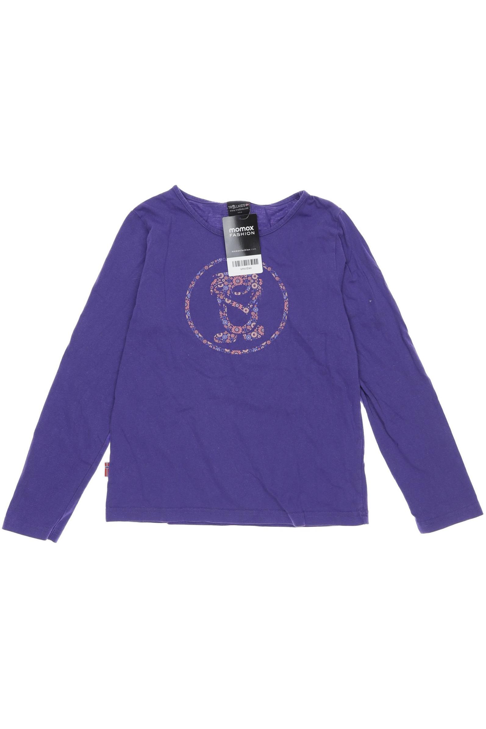 

Trollkids Damen Langarmshirt, flieder, Gr. 140