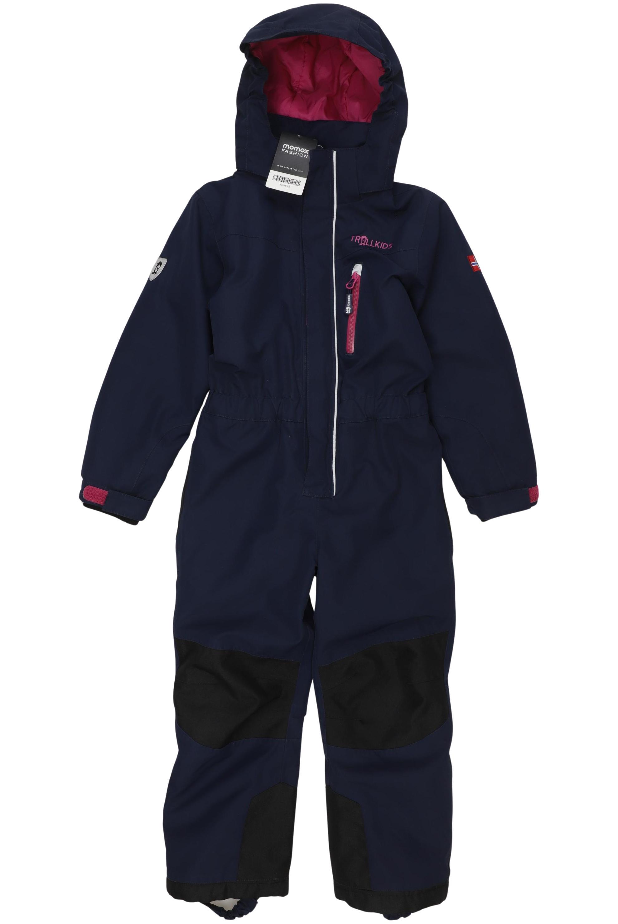 

Trollkids Mädchen Schneeanzug, marineblau, Gr. 122
