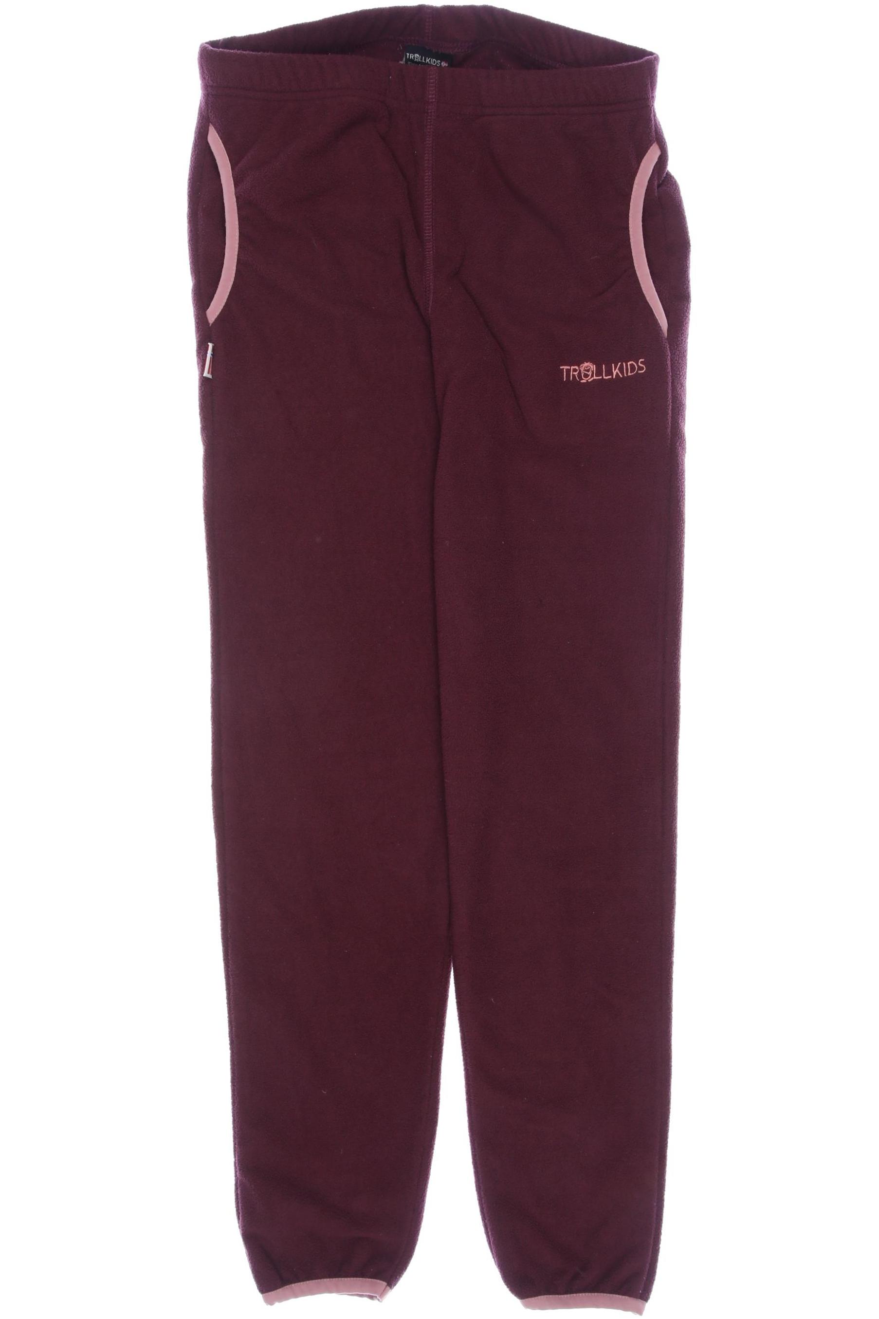 

Trollkids Damen Stoffhose, bordeaux, Gr. 152