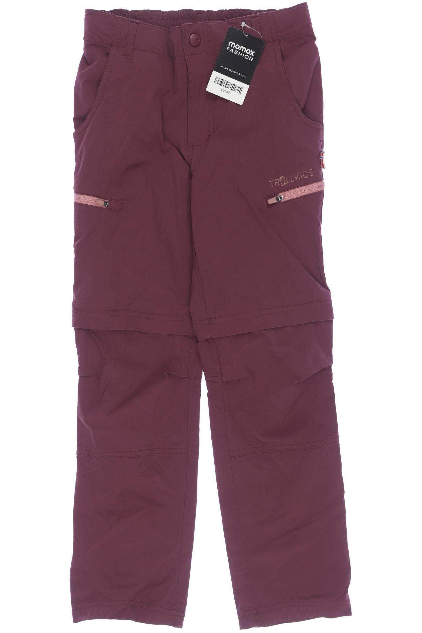 

Trollkids Damen Stoffhose, bordeaux, Gr. 140