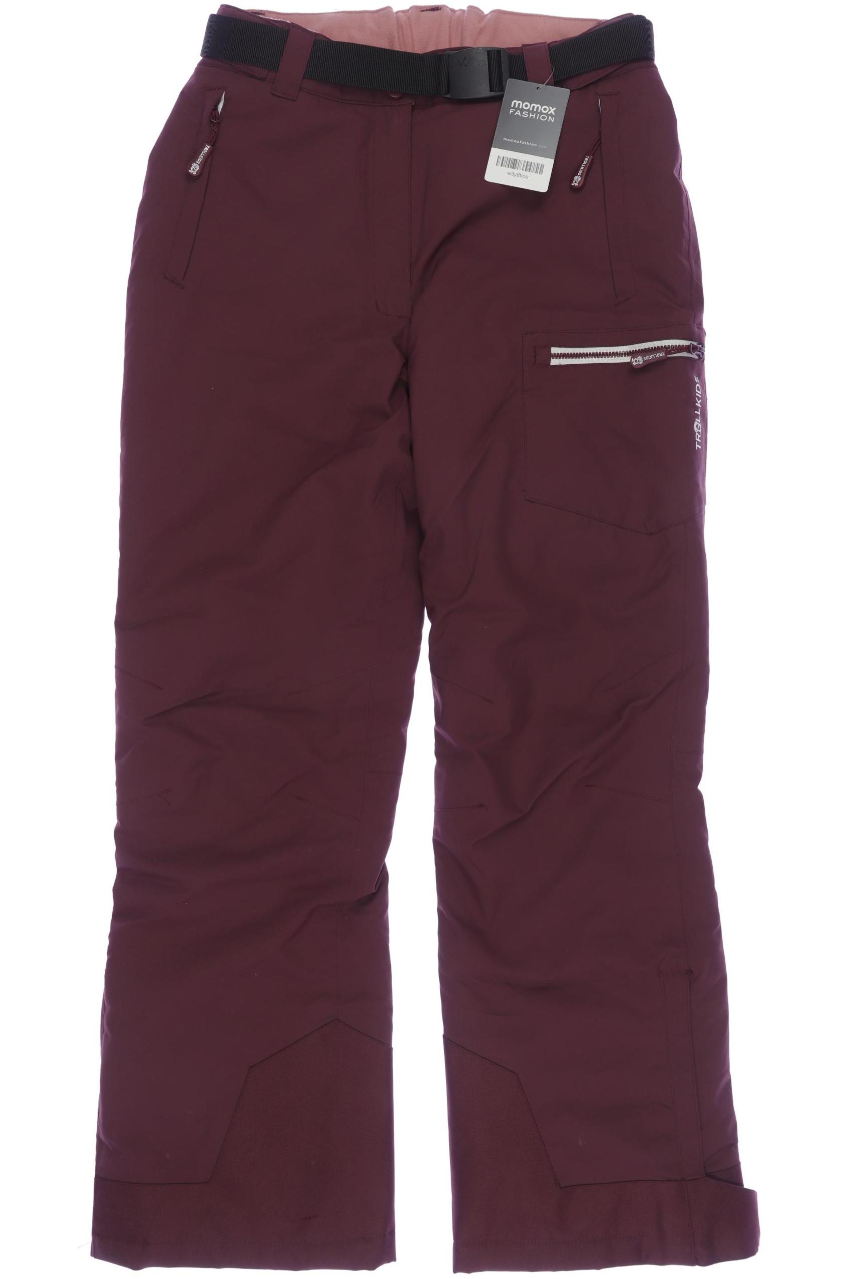 

Trollkids Damen Stoffhose, bordeaux, Gr. 164