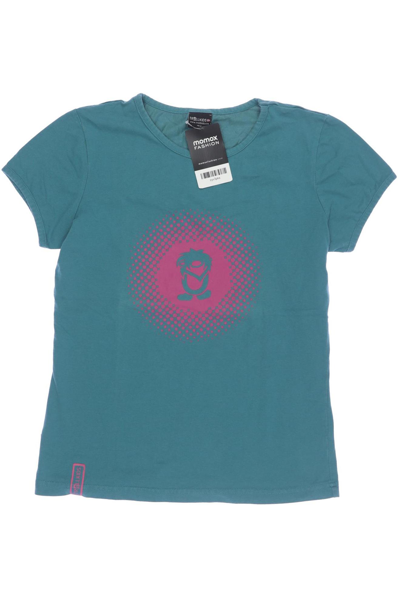 

Trollkids Damen T-Shirt, türkis, Gr. 152