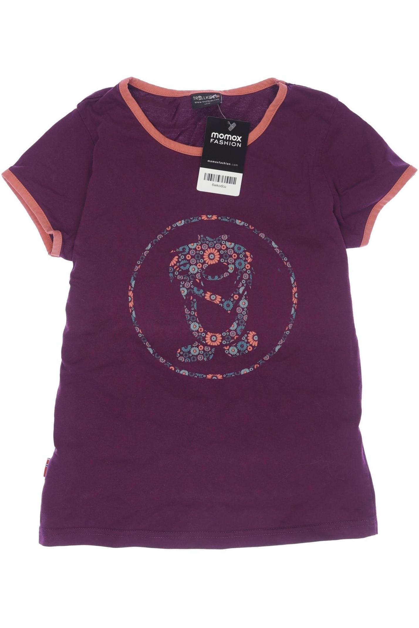 

Trollkids Damen T-Shirt, bordeaux, Gr. 140