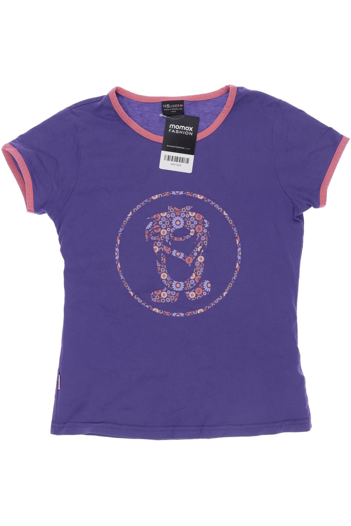 

Trollkids Damen T-Shirt, flieder, Gr. 140