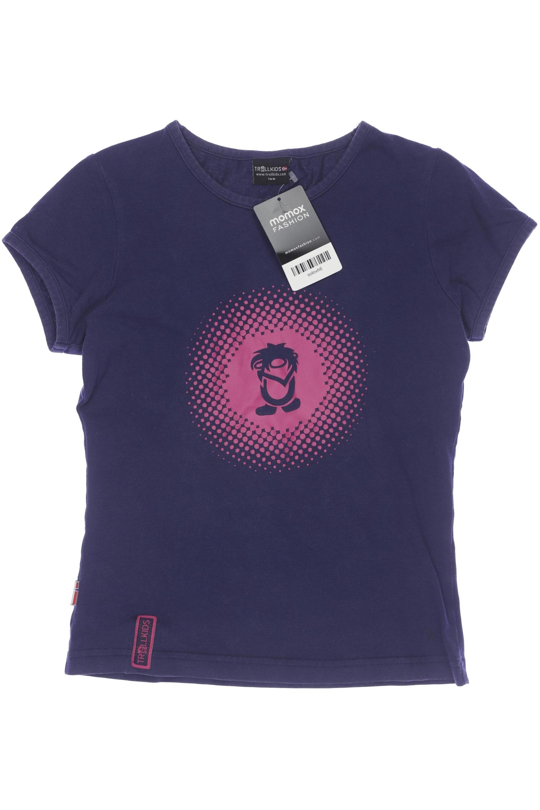 

Trollkids Damen T-Shirt, marineblau, Gr. 128