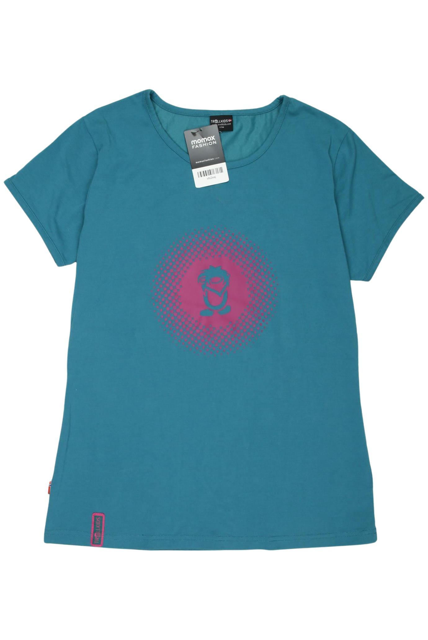 

Trollkids Damen T-Shirt, türkis, Gr. 176