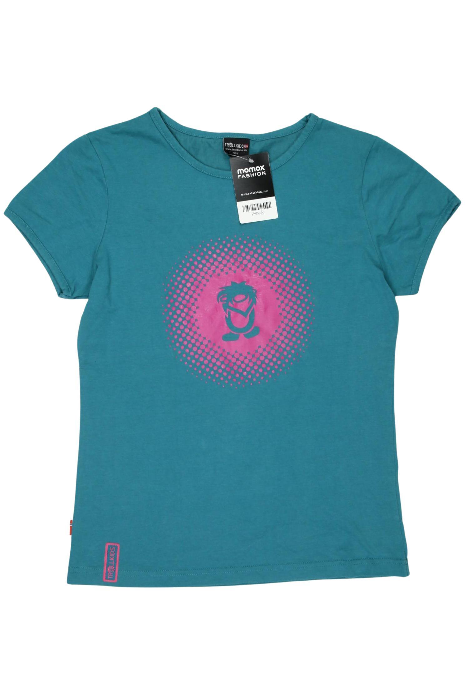 

Trollkids Damen T-Shirt, türkis, Gr. 152