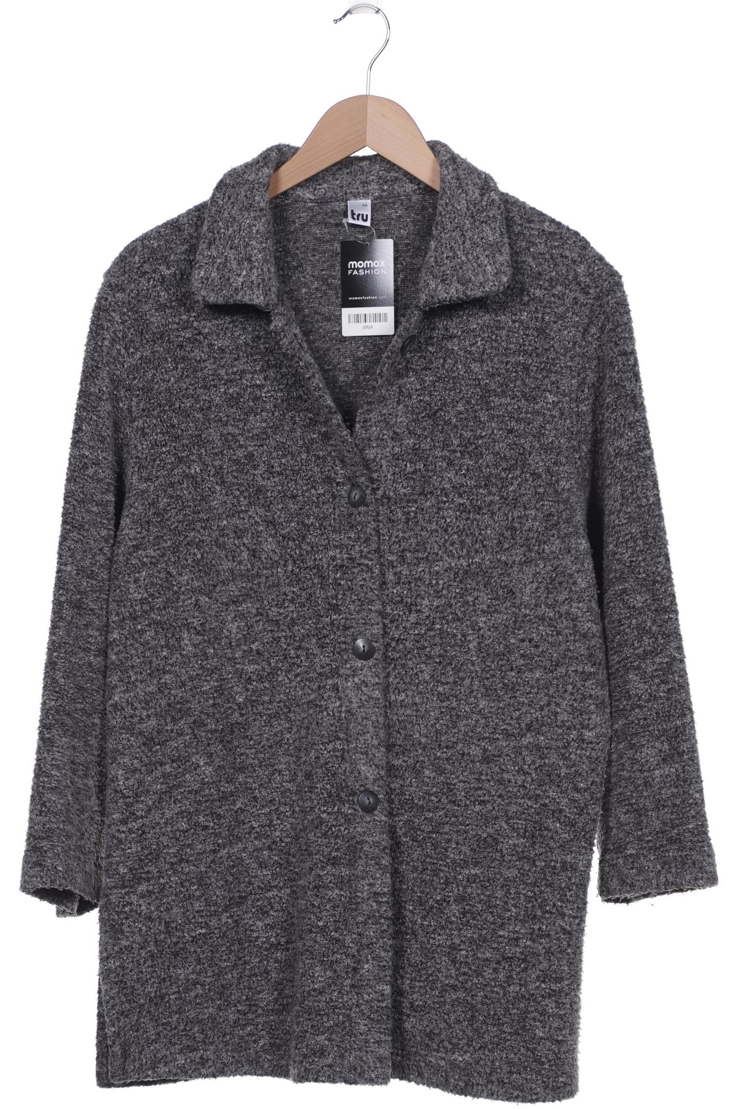 

true decadence Damen Strickjacke, grau, Gr. 44
