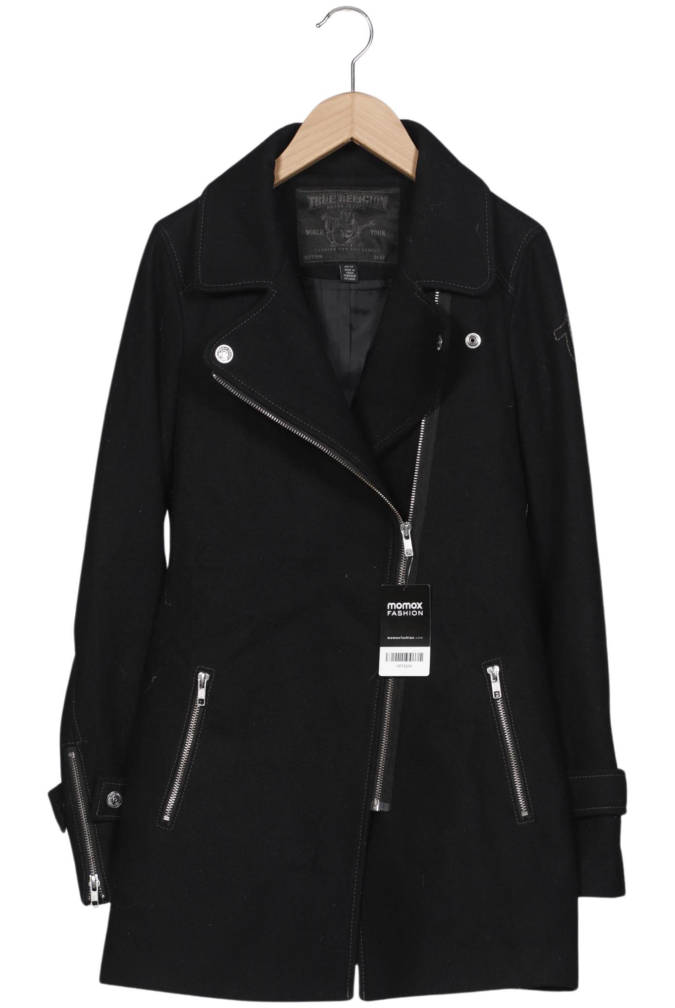 

True Religion Damen Mantel, schwarz, Gr. 34