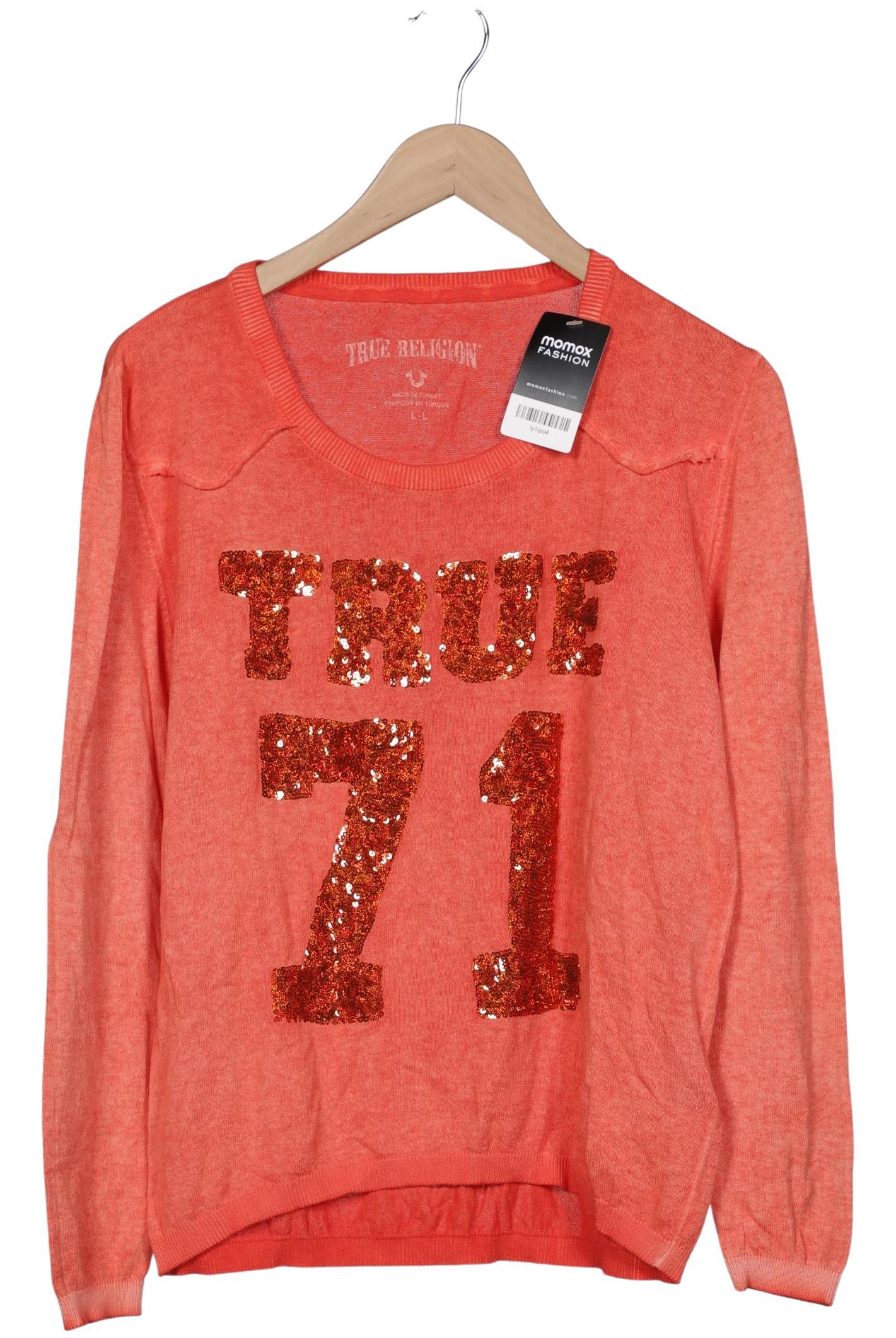 

True Religion Damen Pullover, orange, Gr. 42
