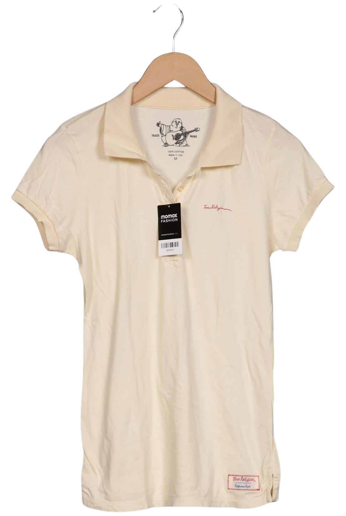 

True Religion Damen Poloshirt, cremeweiß, Gr. 38