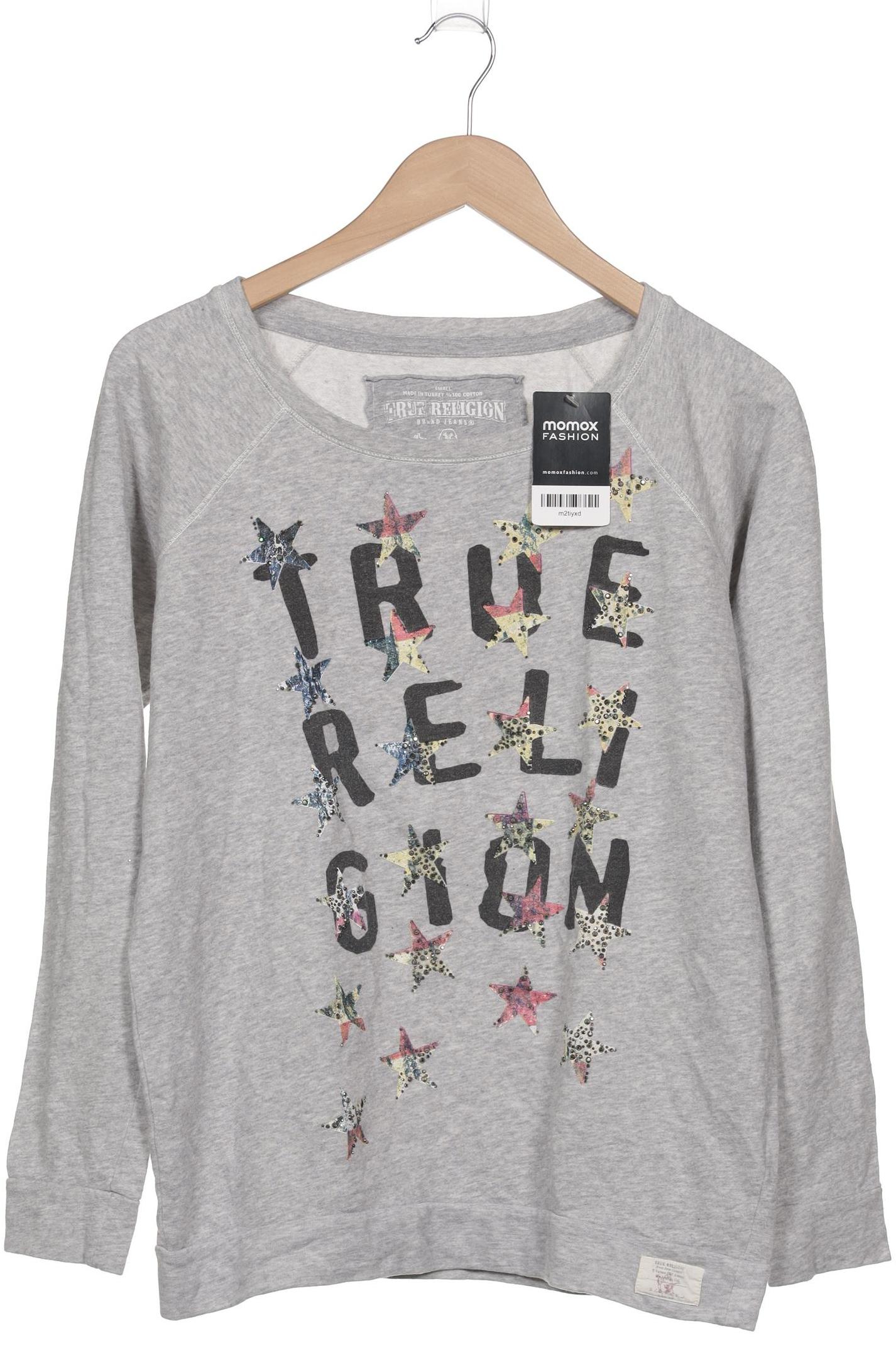 

True Religion Damen Sweatshirt, grau, Gr. 36