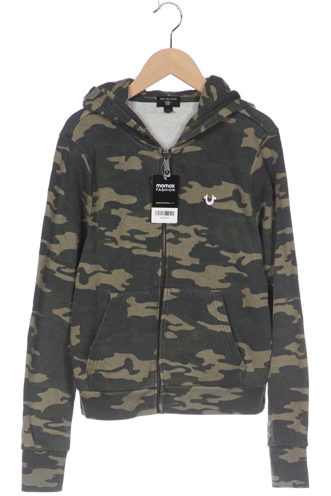 

True Religion Damen Kapuzenpullover, grün, Gr. 38