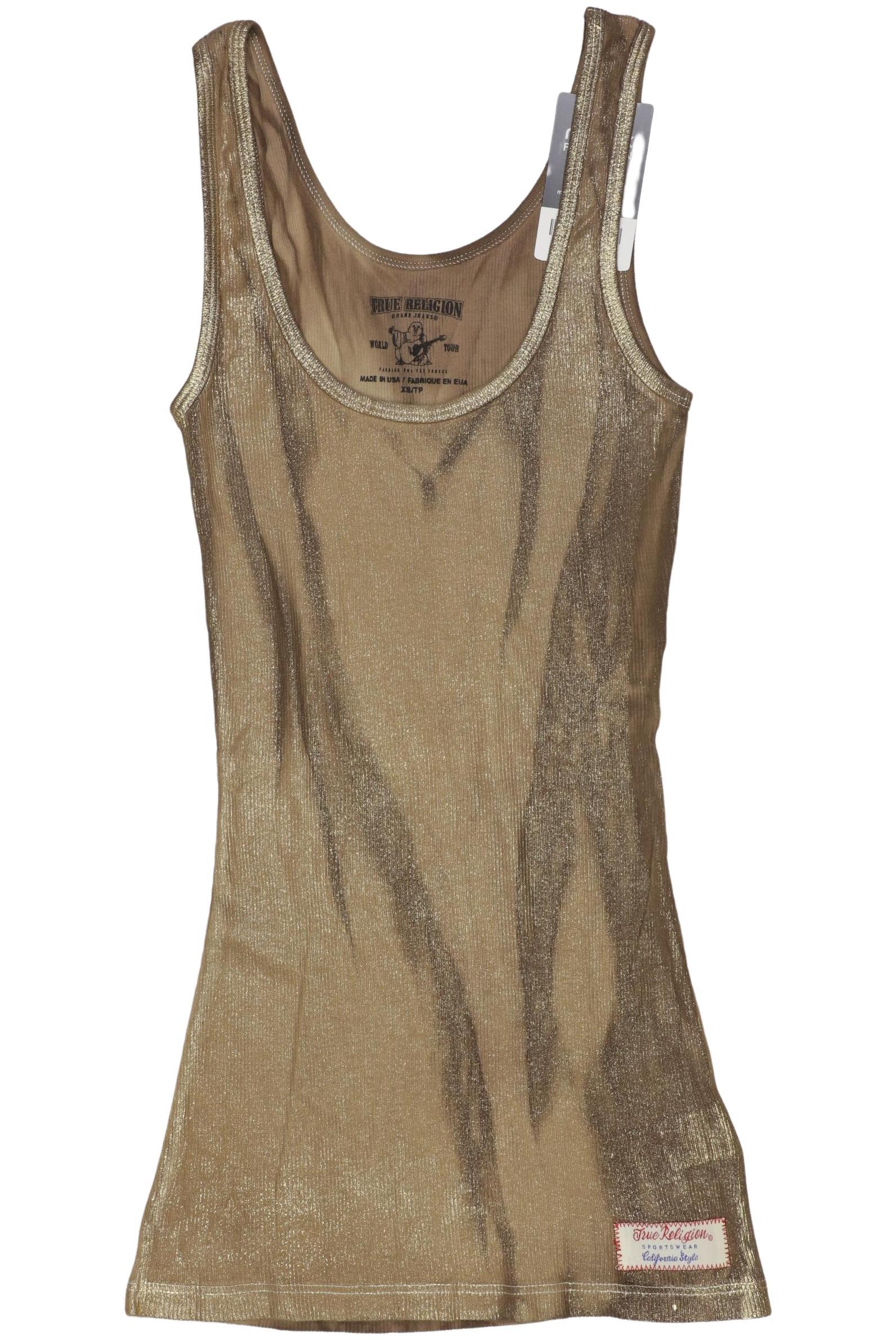 

True Religion Damen Top, gold, Gr. 34