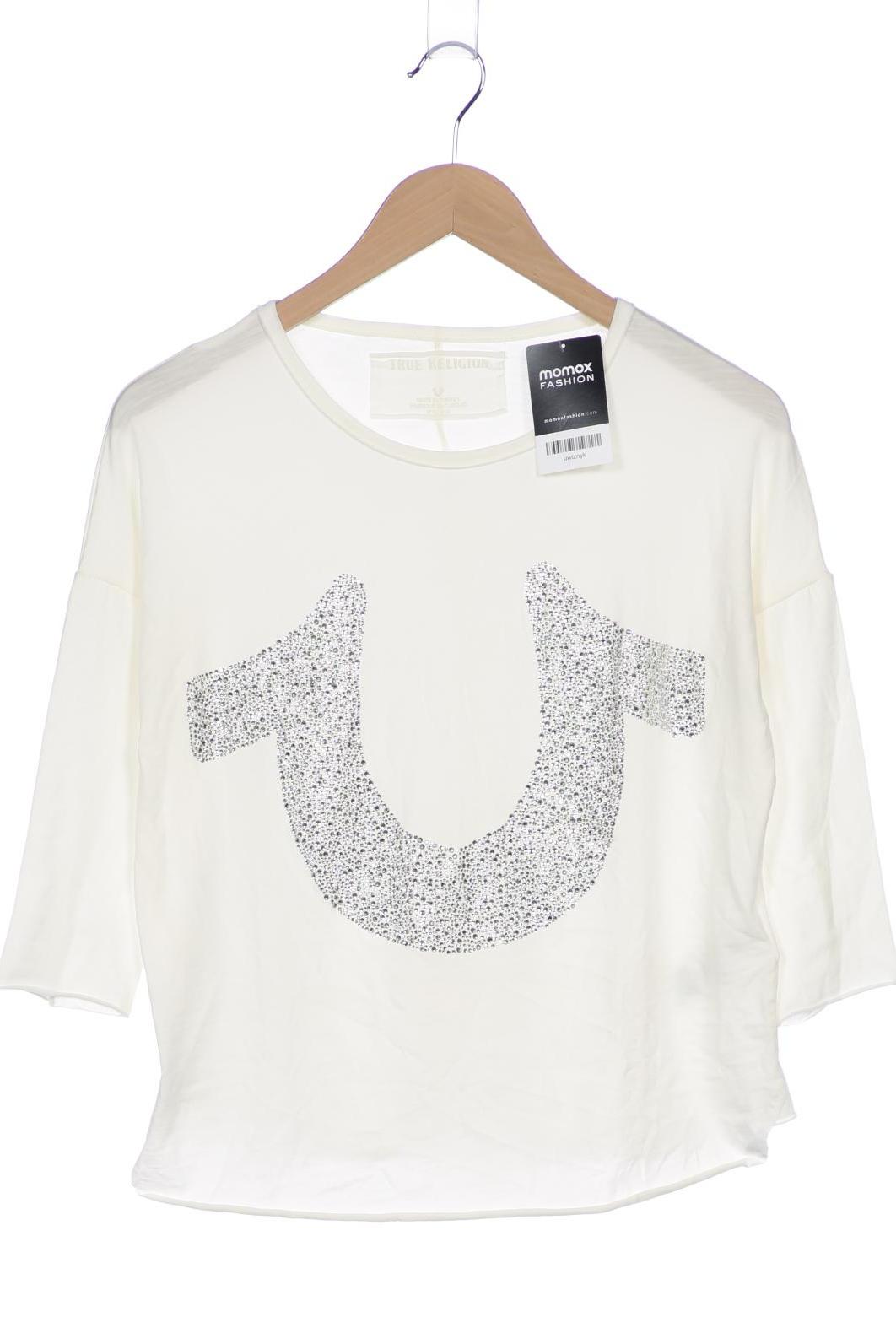 

True Religion Damen Langarmshirt, cremeweiß, Gr. 34