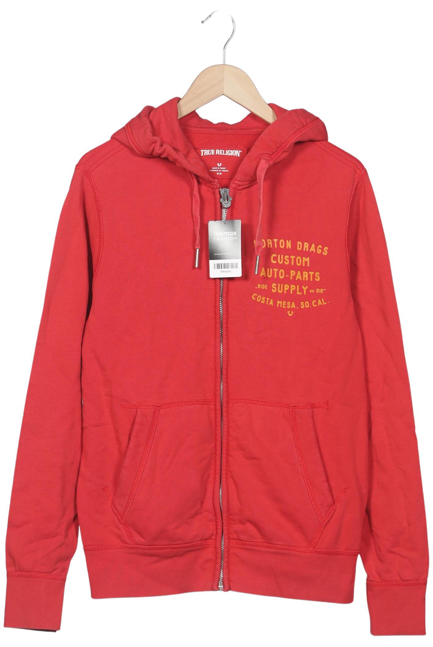 

True Religion Herren Kapuzenpullover, rot, Gr. 48