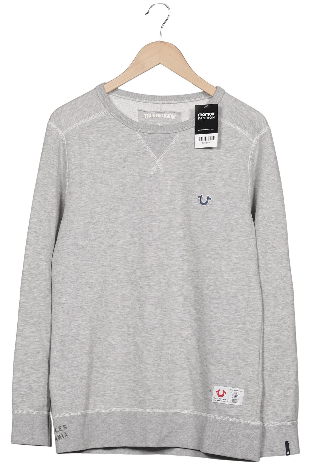 

True Religion Herren Sweatshirt, grau, Gr. 46