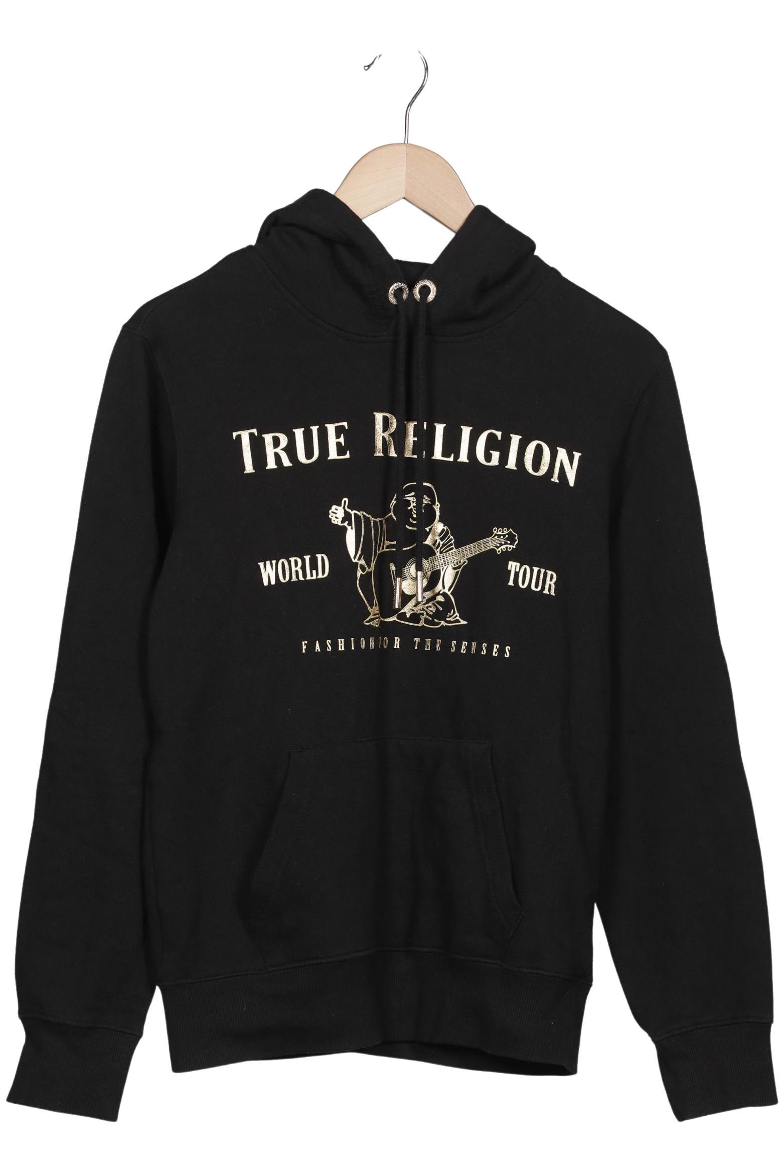 

True Religion Herren Kapuzenpullover, schwarz, Gr. 44