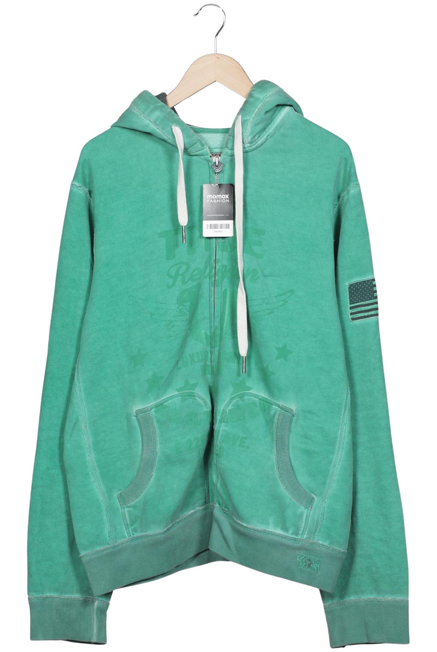 

True Religion Herren Kapuzenpullover, grün, Gr. 58