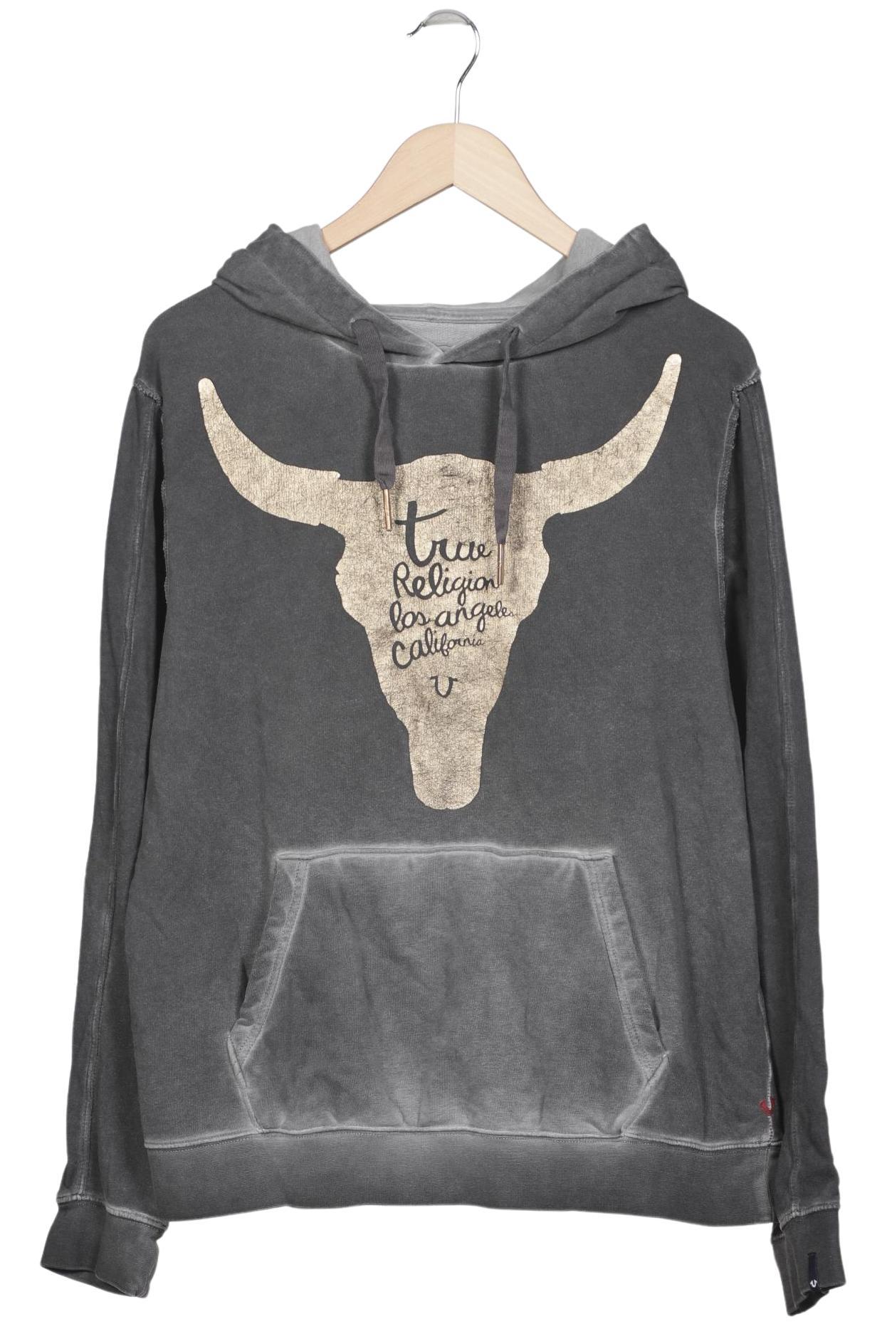 

True Religion Herren Kapuzenpullover, grau, Gr. 54
