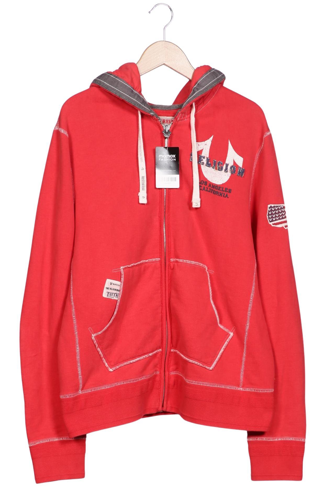 

True Religion Herren Kapuzenpullover, rot, Gr. 52