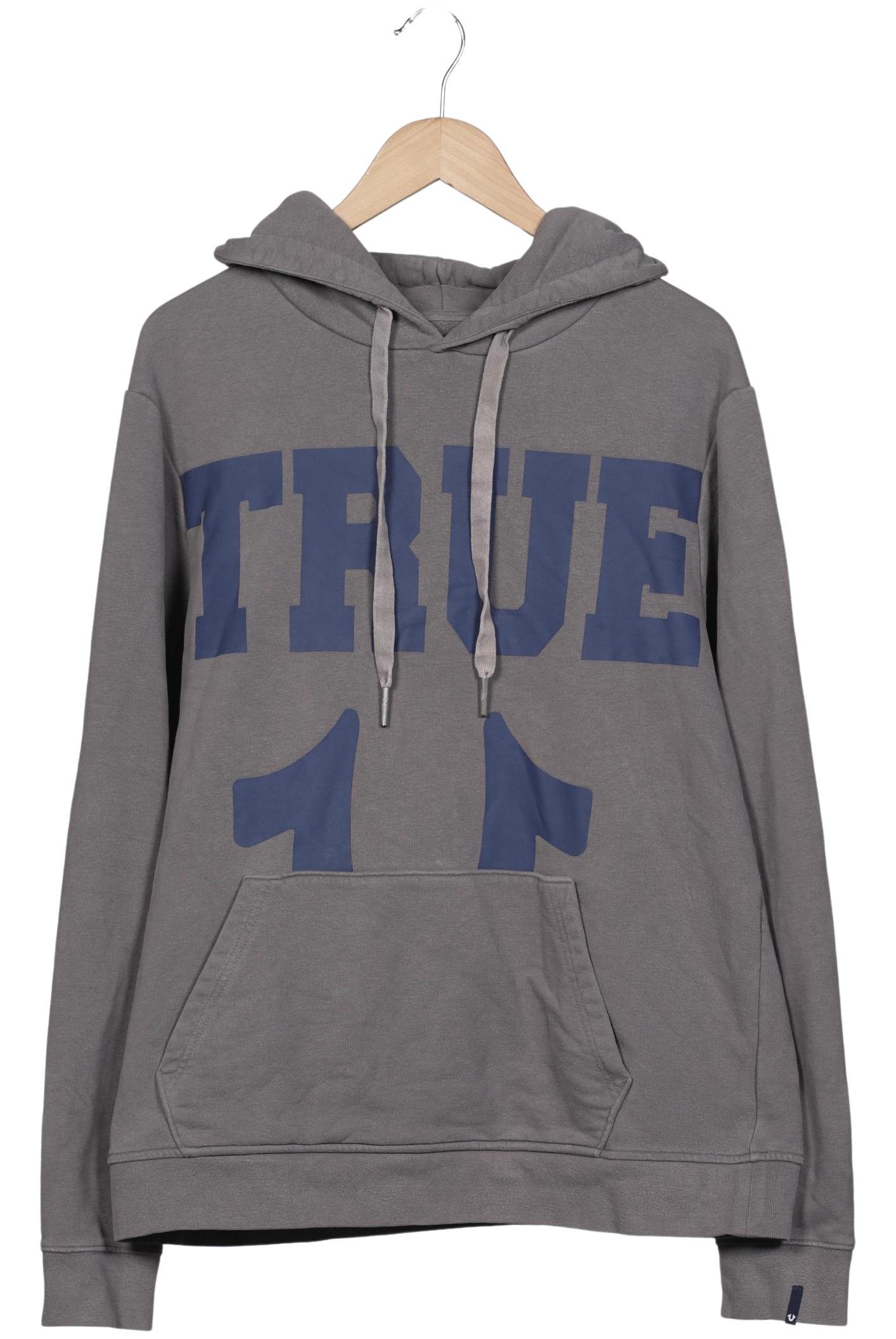 

True Religion Herren Kapuzenpullover, grau, Gr. 52