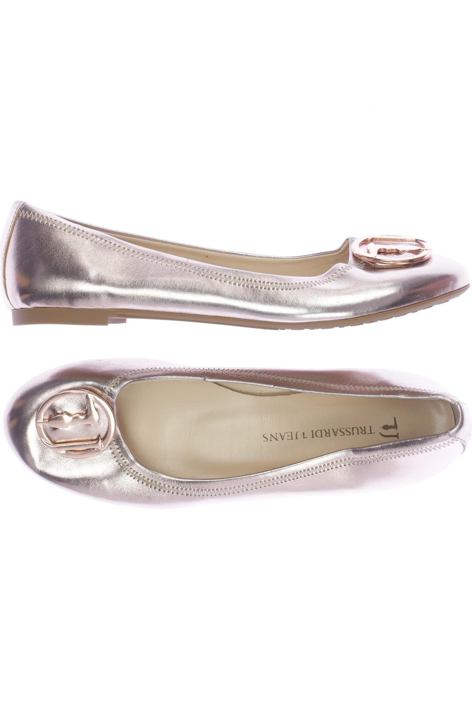 

Trussardi Damen Ballerinas, gold, Gr. 36