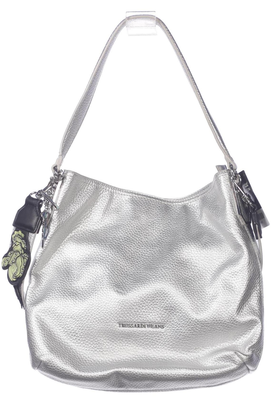

Trussardi Damen Handtasche, silber, Gr.